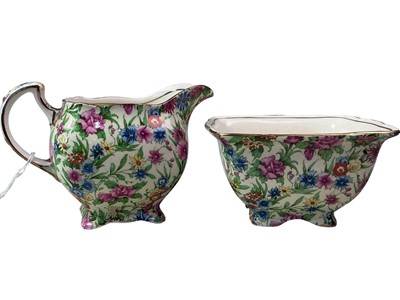 Lot 543 - ROYAL WINTON CHINTZ TEA SERVICE
