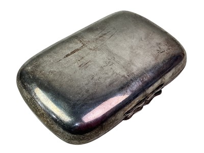 Lot 474 - WHITE METAL SOAP BOX
