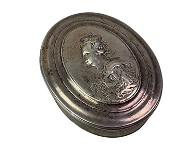 Lot 476 - WHITE METAL BOX