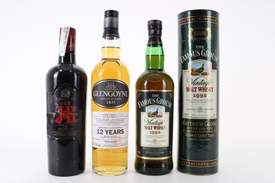 Lot 41 - GLENGOYNE 12 YEAR OLD, FAMOUS GROUSE 1992 VINTAGE