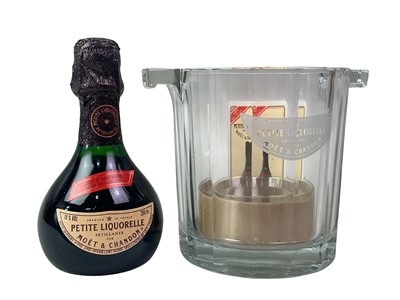 Lot 554 - PETITE LIQUORELLE MOET & CHANDON BOTTLE AND ICE BUCKET SET