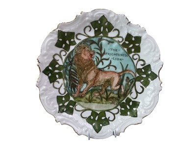 Lot 556 - SET OF FIVE FRENCH LIMOGES CIRCULAR PLATES