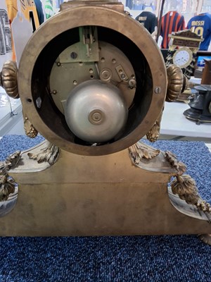 Lot 1019 - FRENCH LOUIS XVI STYLE MANTLE CLOCK