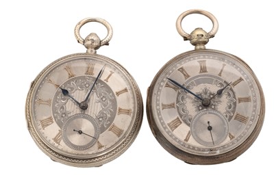 Lot 835 - SILVER POCKET WATCH