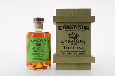 Lot 35 - EDRADOUR 2000 12 YEAR OLD STRAIGHT FROM THE CASK CHARDONNAY FINISH 50CL