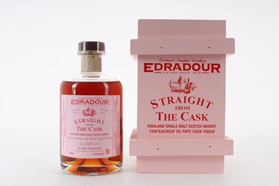 Lot 54 - EDRADOUR 2002 10 YEAR OLD STRAIGHT FROM THE CASK CHATEAUNEUF-DU-PAPE FINISH 50CL