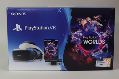 Lot 389 - SONY PLAYSTATION VR HEADSET