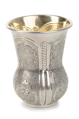 Lot 45 - CONTINENTAL SILVER KIDDUSH CUP