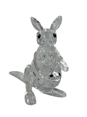 Lot 483 - SWAROVSKI FIGURE OF A KANGAROO