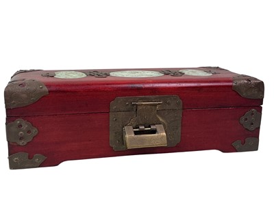 Lot 612 - TWO CHINESE TRINKET BOXES