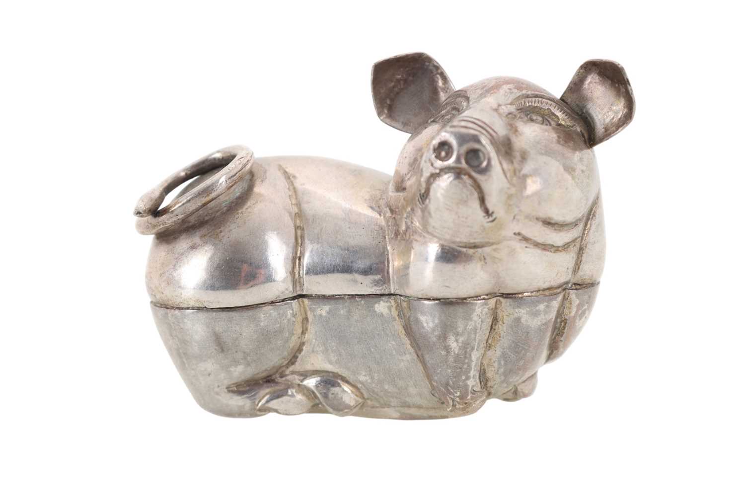 Lot 852 - CAMBODIAN SILVER BETEL BOX