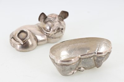 Lot 852 - CAMBODIAN SILVER BETEL BOX