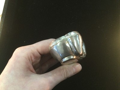 Lot 852 - CAMBODIAN SILVER BETEL BOX