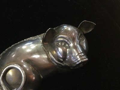 Lot 852 - CAMBODIAN SILVER BETEL BOX