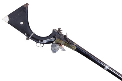 Lot 1194 - PAKASTNI SINDH FLINTLOCK RIFLE