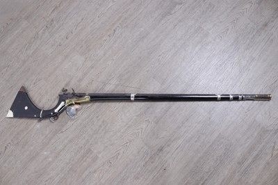 Lot 1194 - PAKASTNI SINDH FLINTLOCK RIFLE