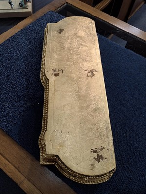 Lot 1033 - FRENCH GILTMETAL AND ALABASTER MANTEL CLOCK