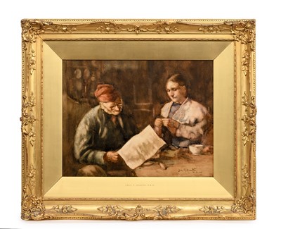 Lot 404 - JOHN RENNIE MACKENZIE HOUSTON RSW (SCOTTISH 1856 - 1932)