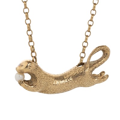 Lot 449 - NINE CARAT GOLD PENDANT