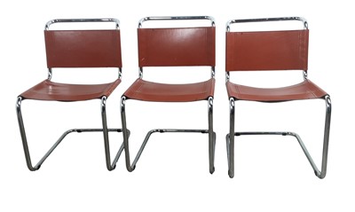 Lot 673 - SET OF SIX RETRO DINING CHAIRS