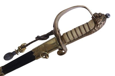Lot 1198 - 1846 PATTERN NAVAL SWORD