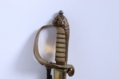 Lot 1198 - 1846 PATTERN NAVAL SWORD