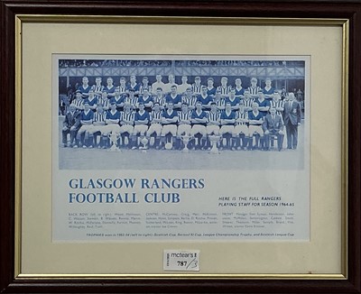 Lot 787 - RANGERS F.C., THREE PRINTS