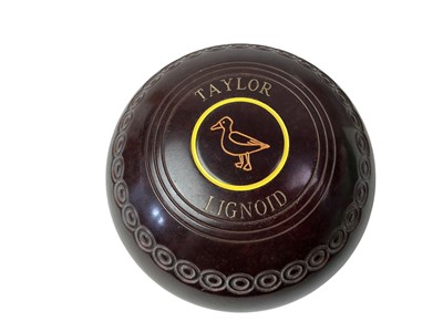 Lot 792 - TWO SETS OF THOMAS TAYLOR 'LIGNOID' LAWN BOWLS