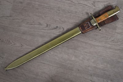 Lot 1199 - SWISS 1914 SAWBACK BAYONET