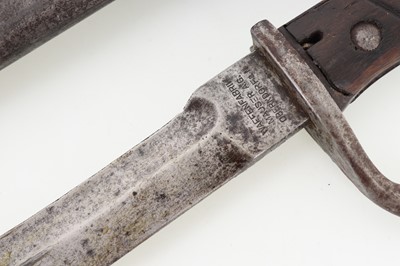 Lot 1200 - WWI IMPERIAL GERMAN SWORD BAYONET