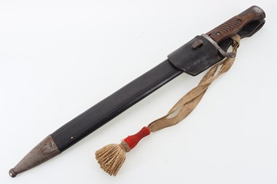 Lot 1202 - WWI IMPERIAL GERMAN SWORD BAYONET