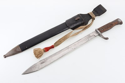 Lot 1202 - WWI IMPERIAL GERMAN SWORD BAYONET