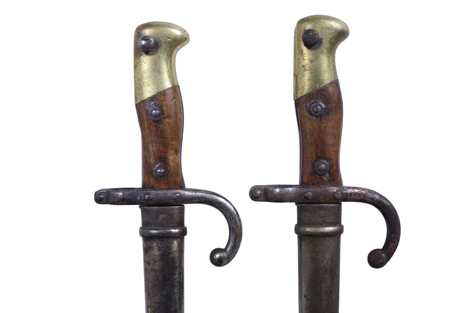 Lot 1203 - TWO FRENCH GRAS BAYONETS