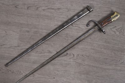 Lot 1203 - TWO FRENCH GRAS BAYONETS