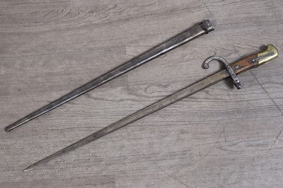 Lot 1203 - TWO FRENCH GRAS BAYONETS