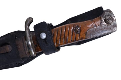 Lot 1205 - GERMAN MAUSER LONG BLADE BAYONET