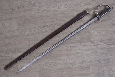 Lot 1208 - GEORGE V 1821 PATTERN ROYAL ARTILLERY OFFICERS SWORD