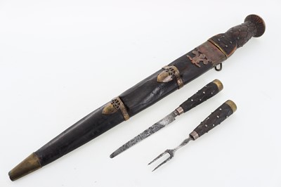 Lot 1212 - SCOTTISH MILITARY DIRK