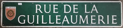 Lot 66 - FRENCH ALUMINIUM STREET SIGN