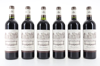 Lot 64 - CASE OF SIX CHATEAU DE RICAUD 2009 VINTAGE RESERVE DES COTEAUX