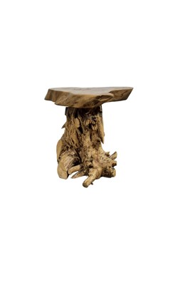 Lot 1605 - CONTEMPORARY SCOTTISH ELM RUSTIC TABLE