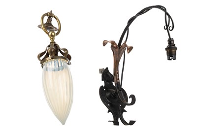 Lot 1523 - TWO LIGHT FITTINGS