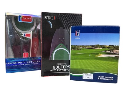 Lot 100 - PGA TOUR LASER TRAINER AND PUTTING SET