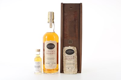 Lot 70 - GLENGOYNE 1969 VINTAGE RESERVE WITH MINIATURE