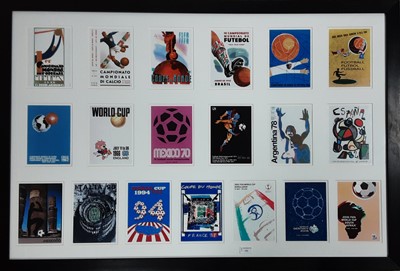 Lot 155 - WORLD CUP SOUVENIR FACSIMILE PROGRAMME COVERS