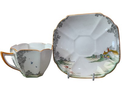 Lot 129 - SHELLEY COTTAGE TEA SERVICE