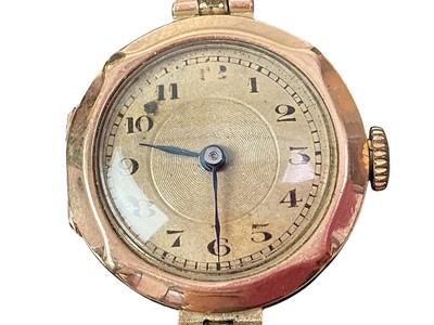 Lot 2 - LADY'S GOLD BRACELET WATCH