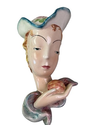 Lot 266 - ART DECO GOLDSCHEIDER WALL MASK