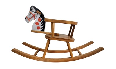 Lot 281 - BEECH CHILD'S ROCKING HORSE