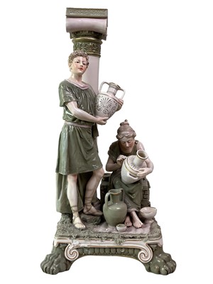 Lot 288 - CONTINENTAL PORCELAIN FIGURE GROUP